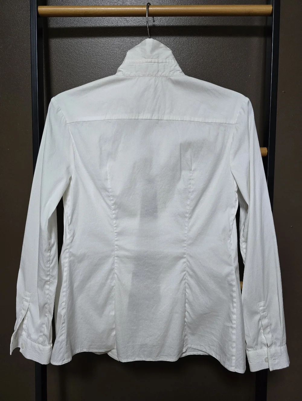 PRADA Classic Poplin Button Down Blouse - Tailored Fit - Picture 2 of 10